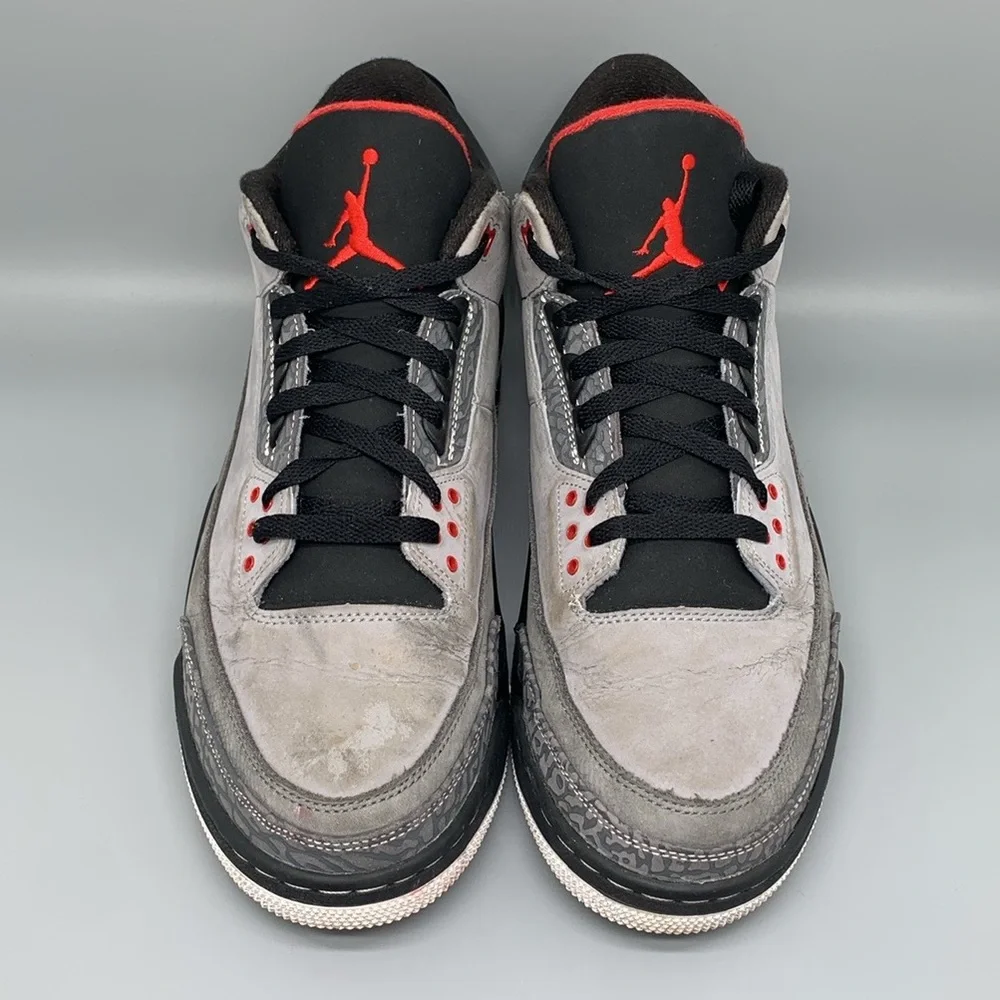 Jordan 3 Retro Stealth Cool Grey Basketball Shoes 136064-003 Men's Sz 13‎